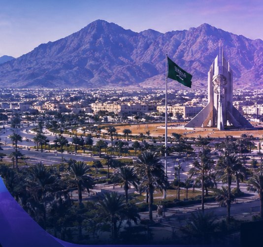 منظر لمدينة تبوك